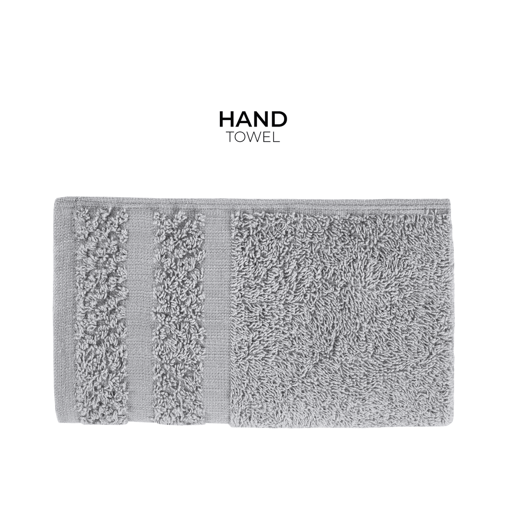 Mainstays 10 Piece Towel Set with Upgraded Softness & Durability, Grey