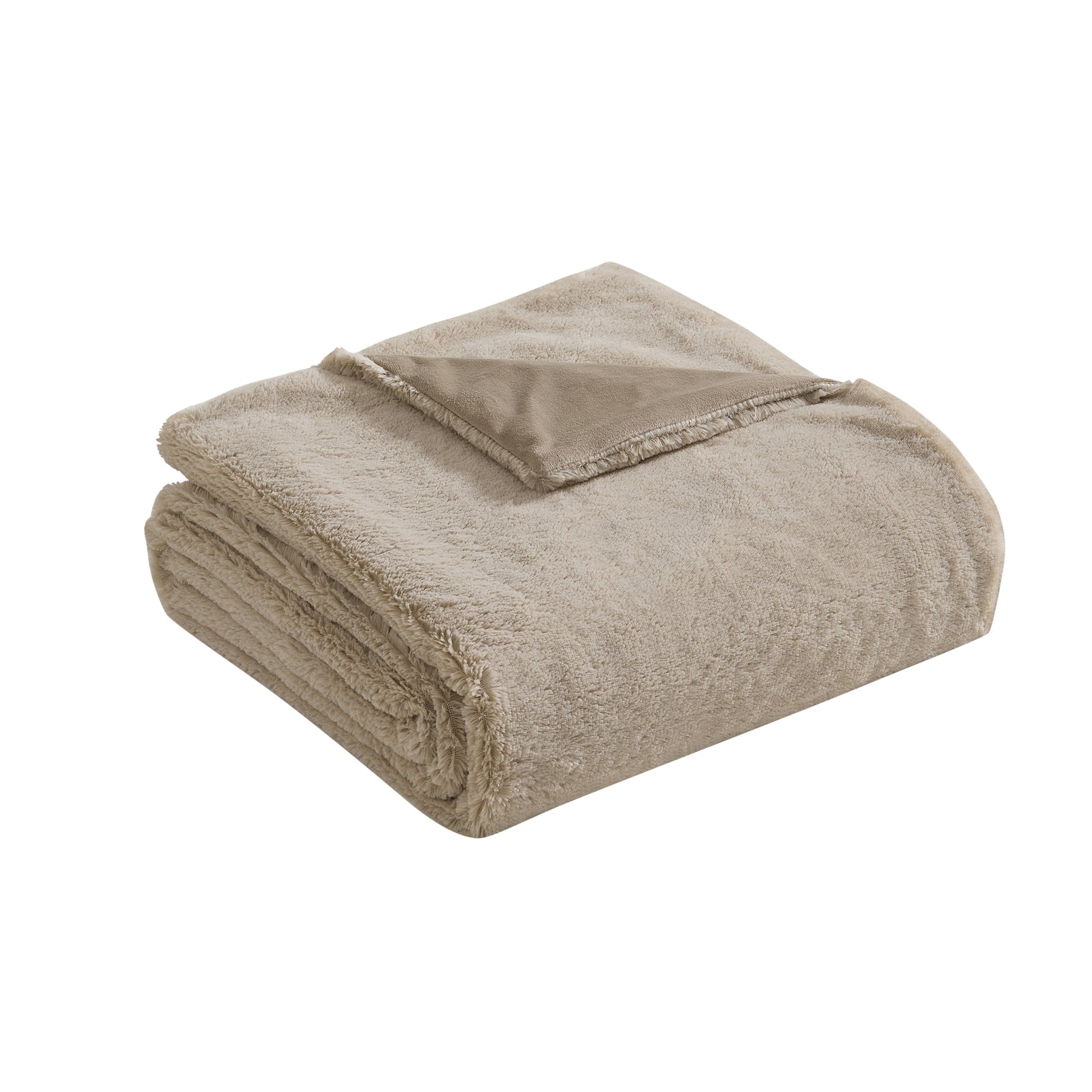 My Texas House Plaid 11-Piece Comforter Set with Sheets, Taupe, Queen