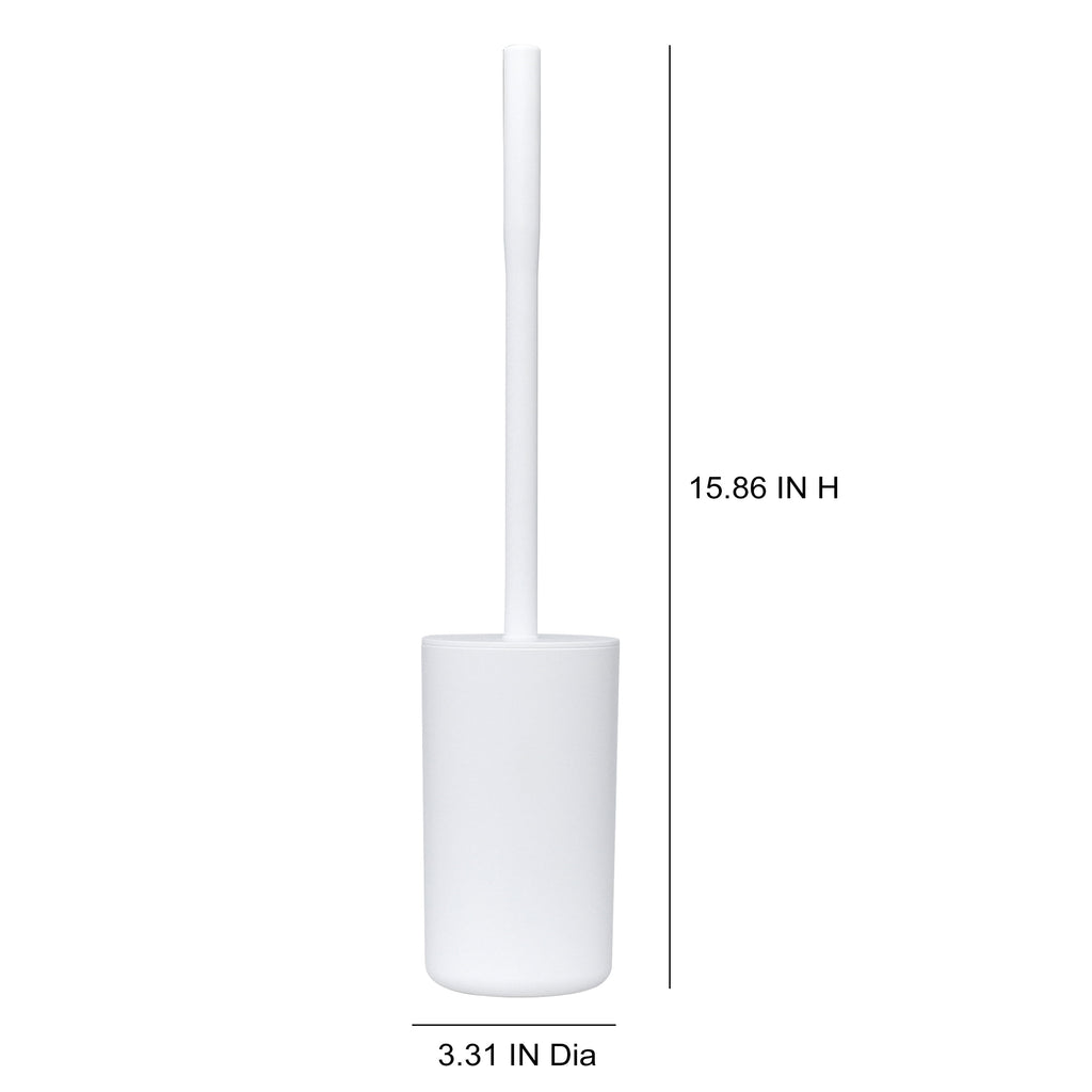 Mainstays Basics Plastic Toilet Brush, White