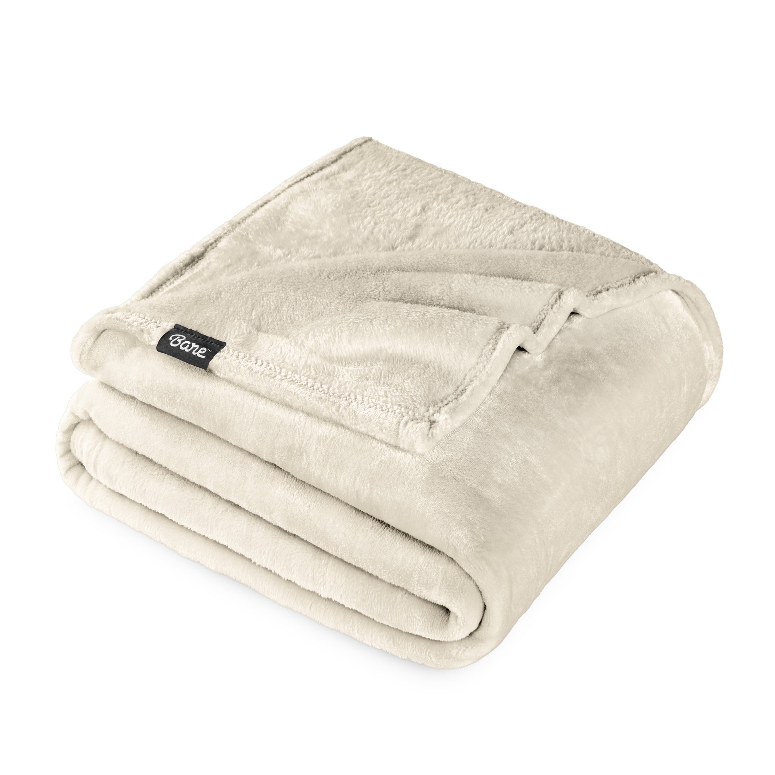 Bare Home Microplush Fleece Blanket - 300 GSM - Fuzzy Microfleece - Soft & Plush - Full/Queen, Gray