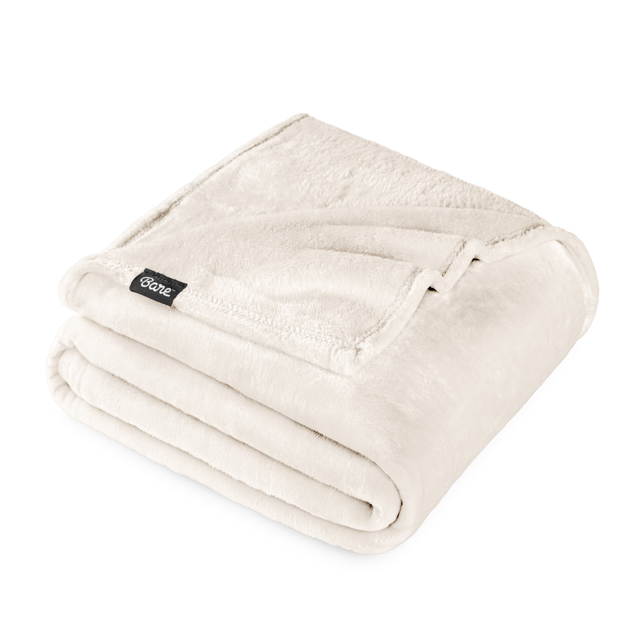 Bare Home Microplush Fleece Blanket - 300 GSM - Fuzzy Microfleece - Soft & Plush - Full/Queen, Gray