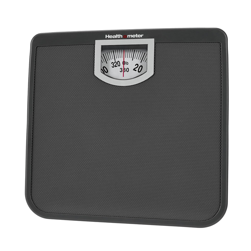 Health o meter Compact Dial Bathroom Scale, 330 lb. Capacity, Sturdy Metal Platform