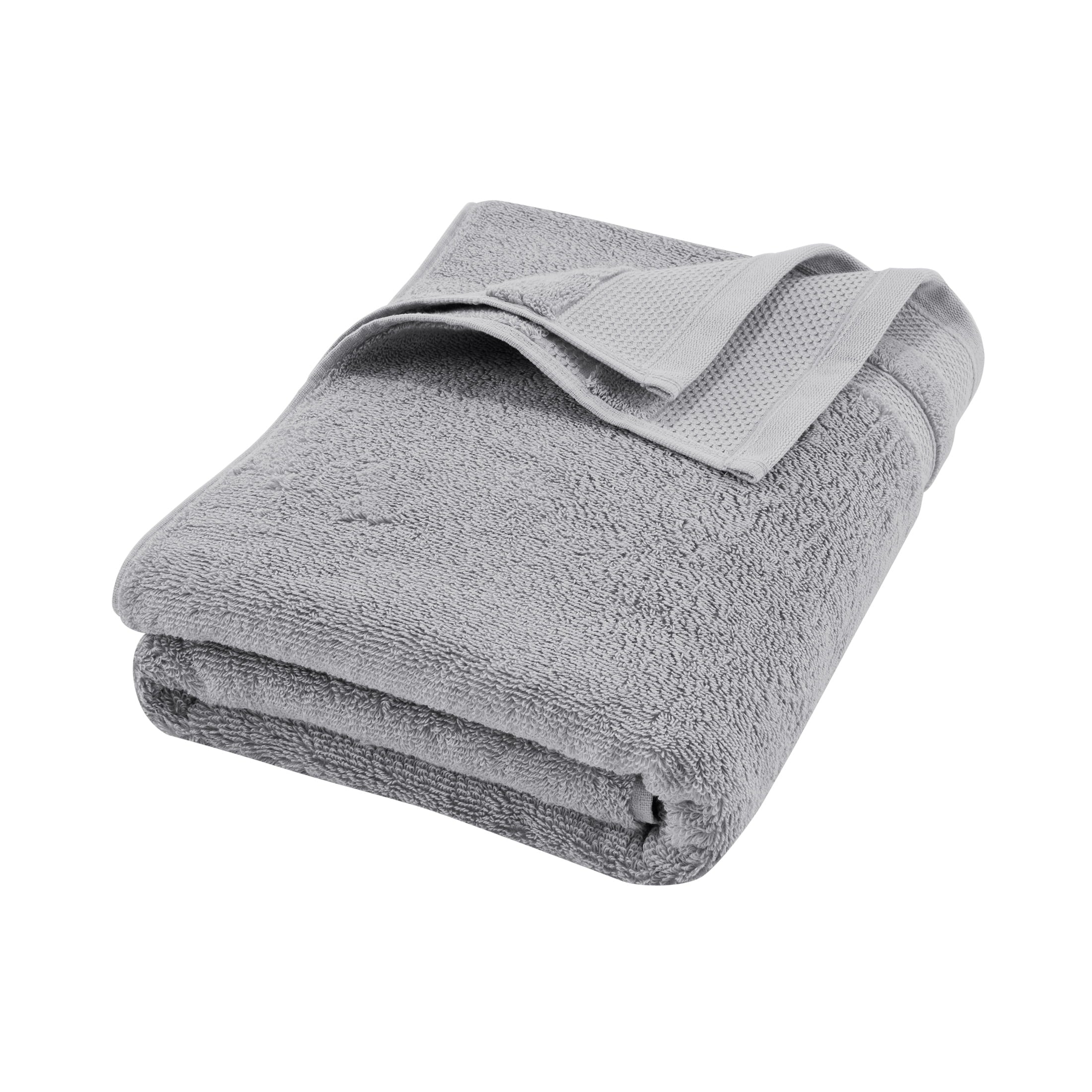 Hotel Style Luxury Bath Towel, 100% U.S. Cotton, Arctic White