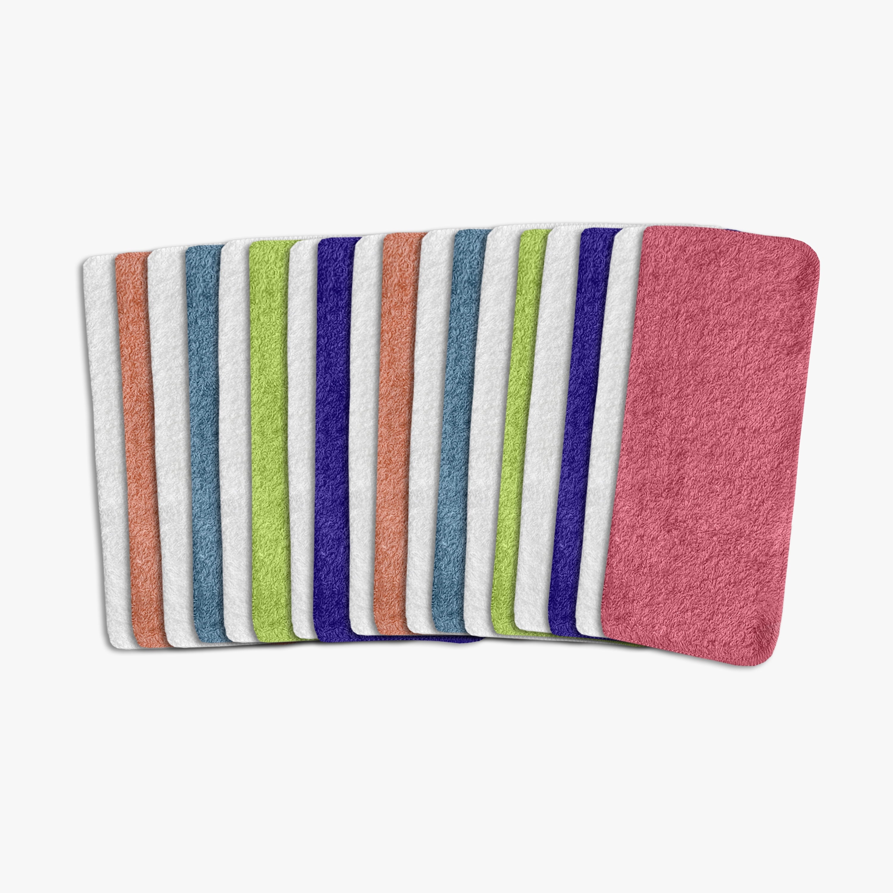 Mainstays 18-Pack Washcloth Bundle, Grey Multi